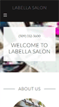 Mobile Screenshot of labellasalonspa.com